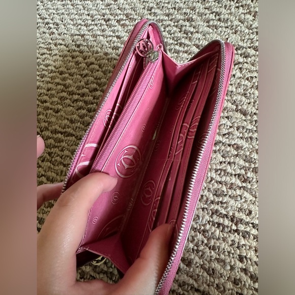 Cartier Happy Birthday Zip Wallet Pink Patent Leather - Picture 15 of 15